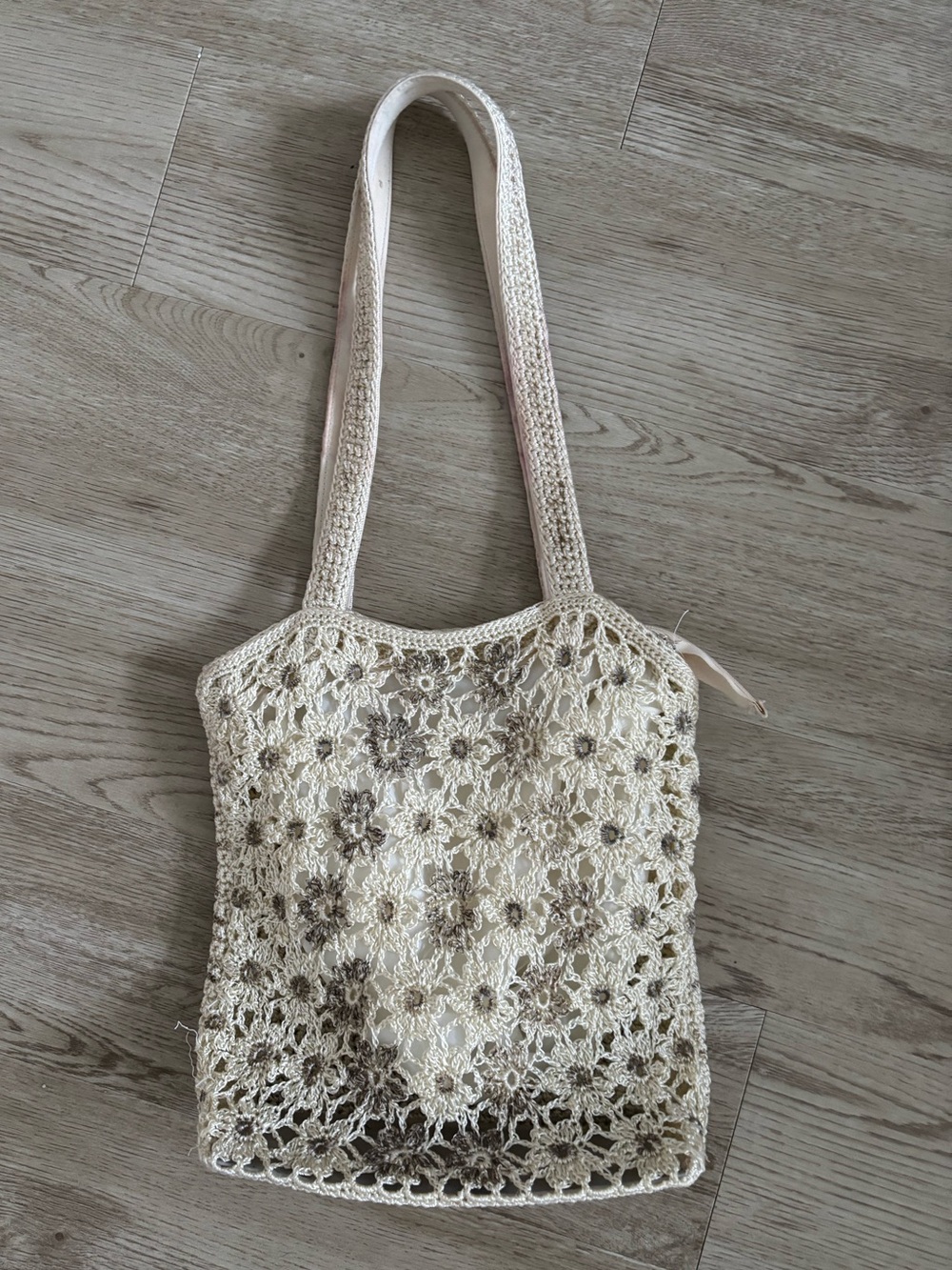 Floral Crocheted Purse